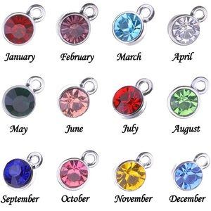 Birthstone Necklaces Invisible Neckline Gemstones